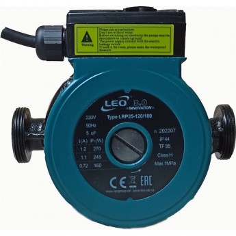 Насос циркуляционный LEO LRP 25-120/180 с гайками